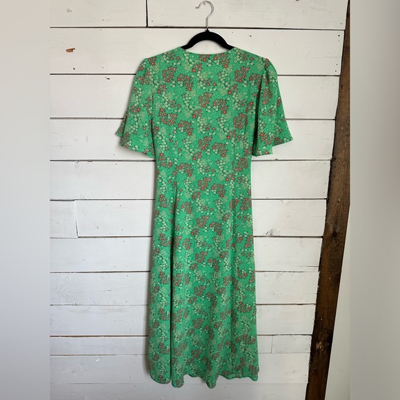 ASOS Floral Button-Through Midi Tea Dress - Picture 5 of 5